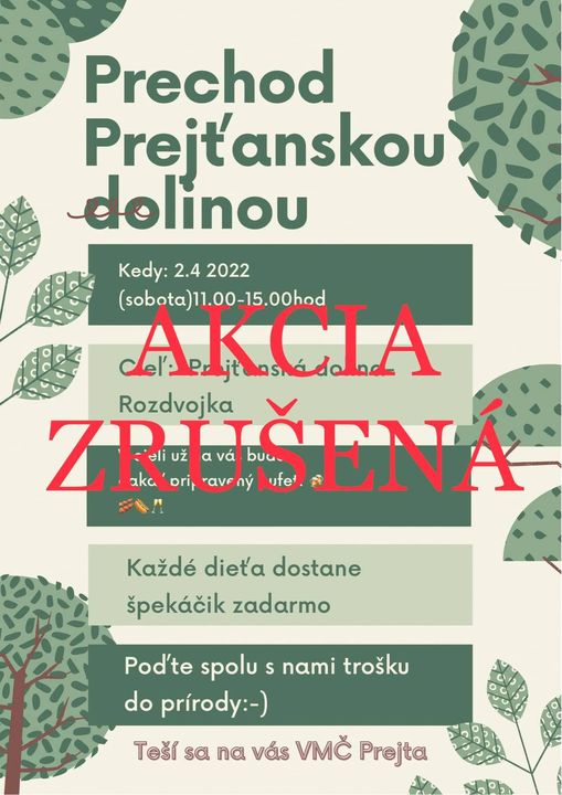 Dubnica nad Váhom/Prejťa, 2.4.2022, Prechod Prejťanskou dolinou