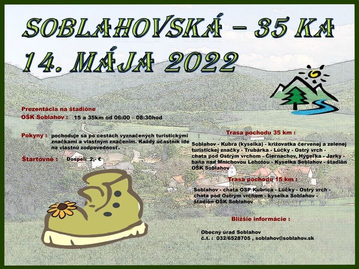 Soblahov, 14. 5.2022, Soblahovská – 35 ka