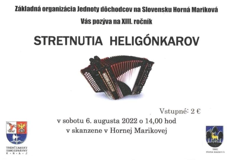 Horná Maríková, 6.8.2022, Stretnutia heligónkarov