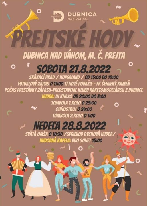 Dubnica nad Váhom/Prejta, 27. – 28.8.2022, Prejtské hody