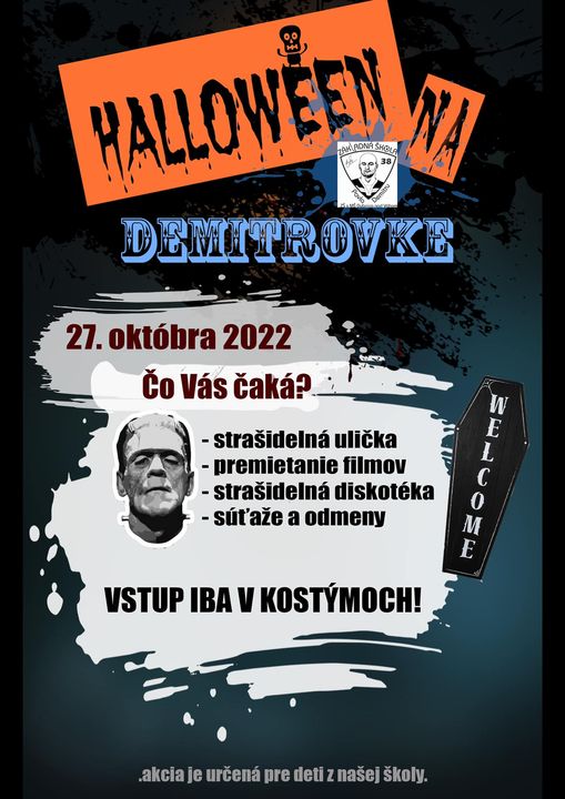 Dubnica nad Váhom, 27.10.2022, Halloween na demitrovke