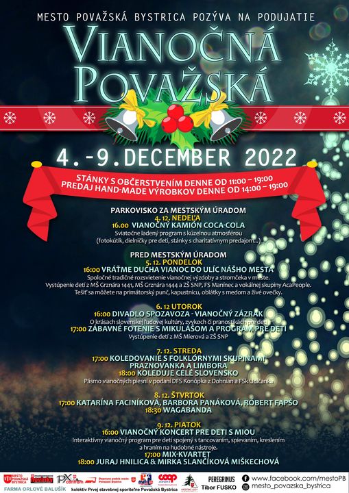 Považská Bystrica, 4. – 9.2022, Vianočná Považská