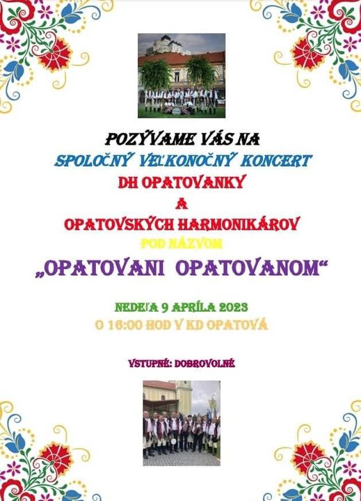 Trenčín/Opatová, 9.4.2023, Opatovani Opatovanom