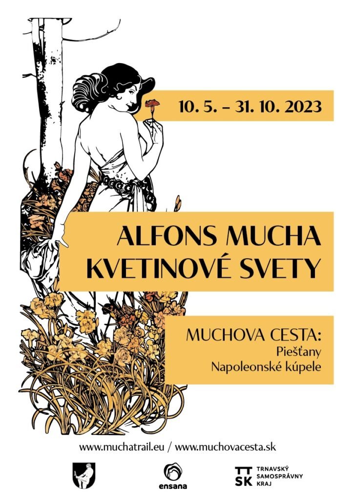 Piešťany, 10.5. – 31.10.2023, Alfons Mucha – Kvetinové svety
