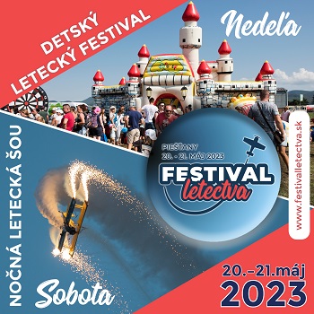 Piešťany, 20. – 21.5.2023, Festival letectva