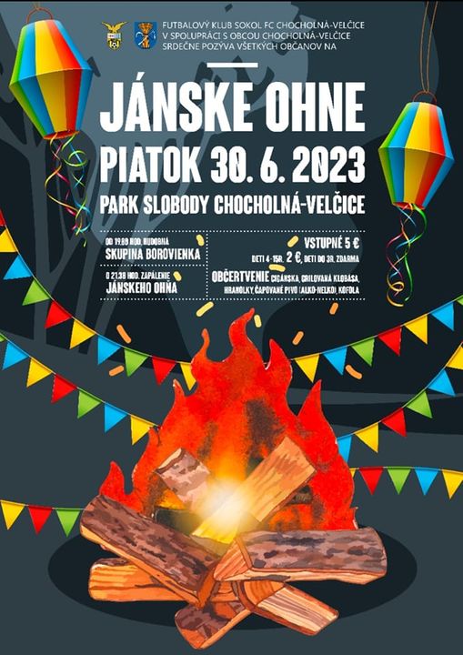 Chocholná-Velčice, 30.6.2023, Jánske ohne