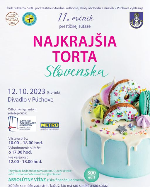 Púchov, 12.10.2023, Najkrajšia torta Slovenska