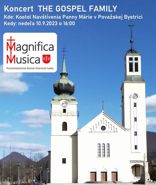 Považská Bystrica, 10.9.2023, Koncert The Gospel Family