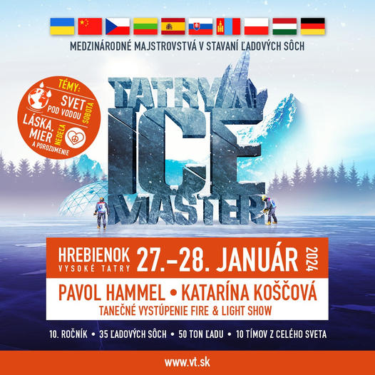 Vysoké Tatry – Hrebienok, 27. a 28.1.2024, Medzinárodné majstrovstvá v stavaní ľadových sôch