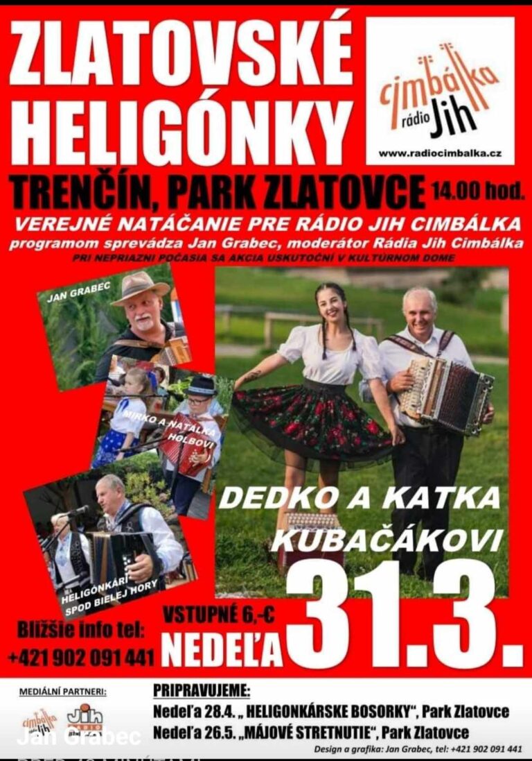 Trenčín/Zlatovce, 31.3.2024, Zlatovské heligónky