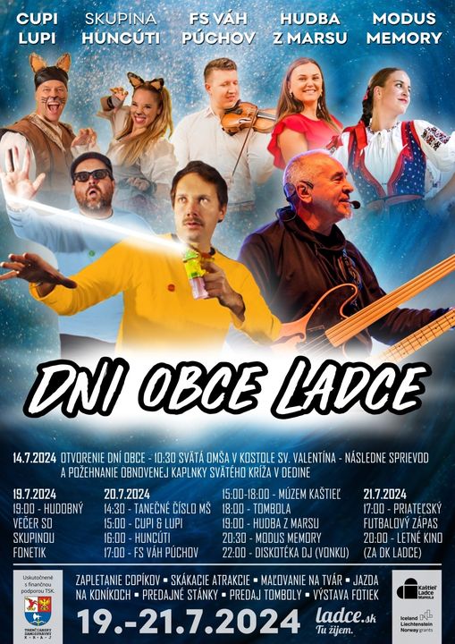 Ladce, 19. – 21.7.2024, Dni obce Ladce