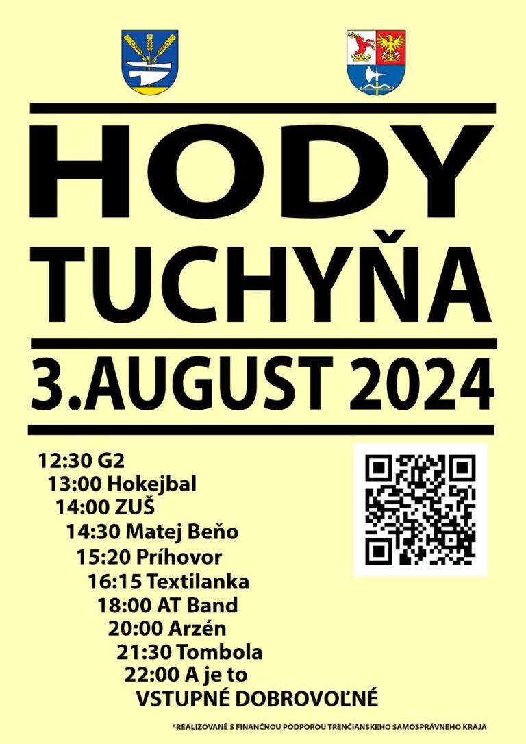 Tuchyňa, 3.8.2024, Hody Tuchyňa