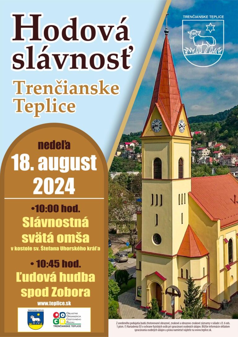 Trenčianske Teplice, 18.8.2024, Hodová slávnosť