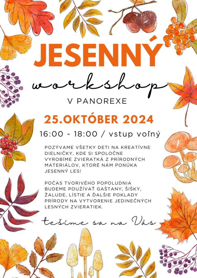 Nová Dubnica, 25.10.2024, Jesenný workshop