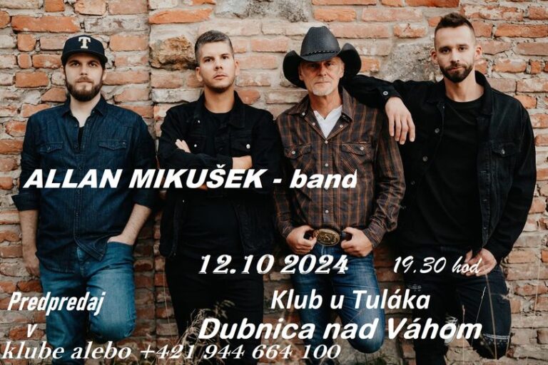 Dubnica nad Váhom, 12.10.2024, Allan Mikušek – band