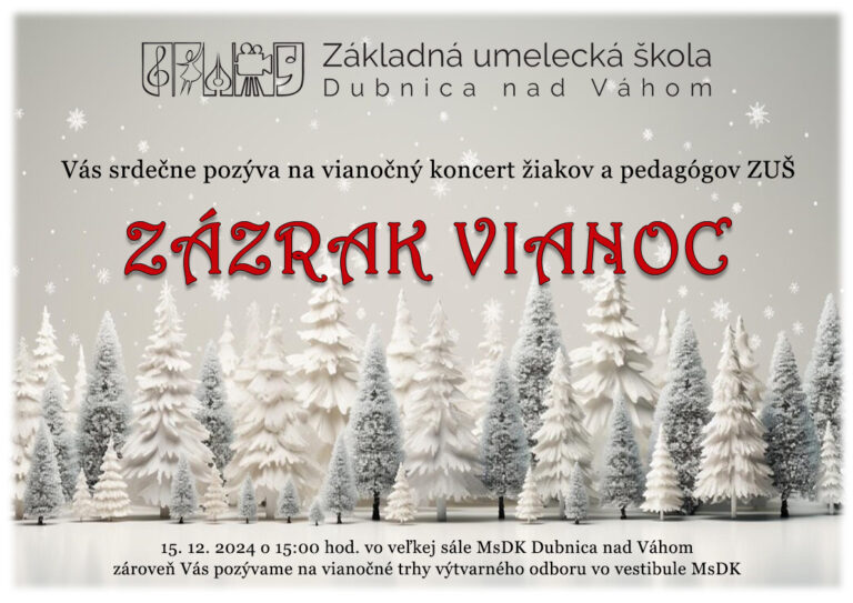 Dubnica nad Váhom, 15.12.2024, Zázrak Vianoc