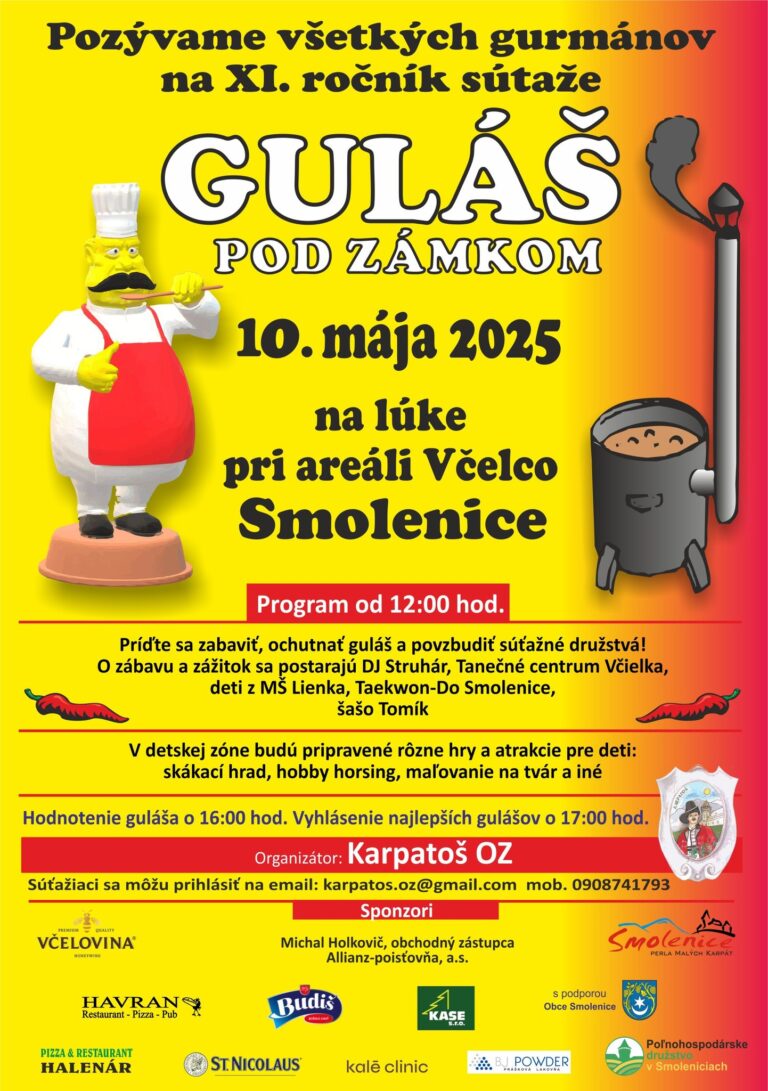 Smolenice, 10.5.2025, Guláš pod zámkom