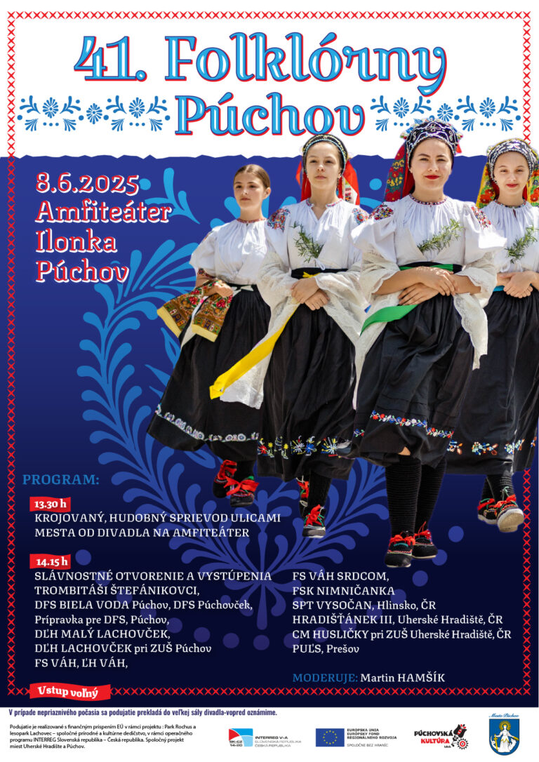 Púchov, 8.6.2025, 41. Folklórny Púchov