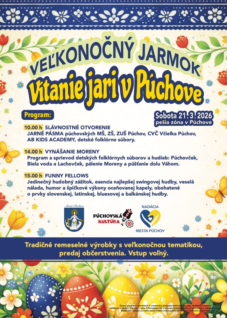 Púchov, 21.3.2026, Vítanie jari v Púchove