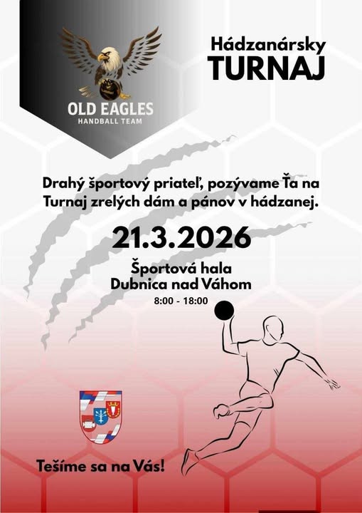 Dubnica nad Váhom, 21.3.2026, Hádzanársky turnaj