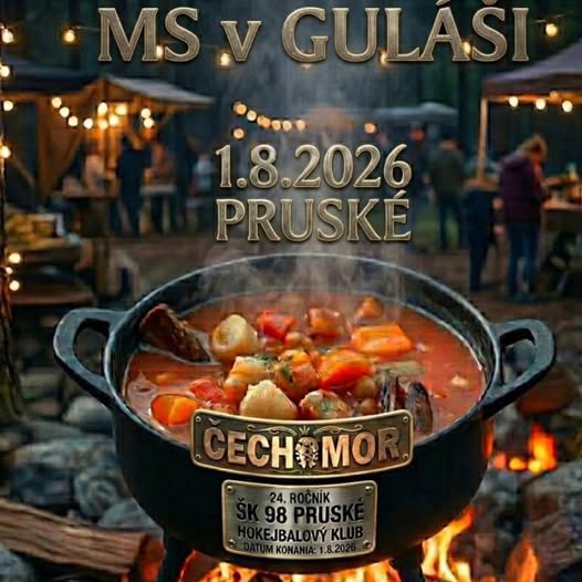 Pruské, 1.8.2026, MS v Guláši