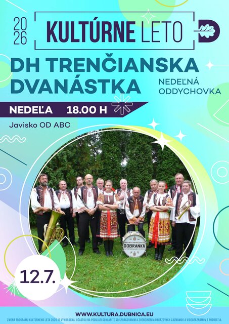 Dubnica nad Váhom, 12.7.2026, DH Trenčianska dvanástka