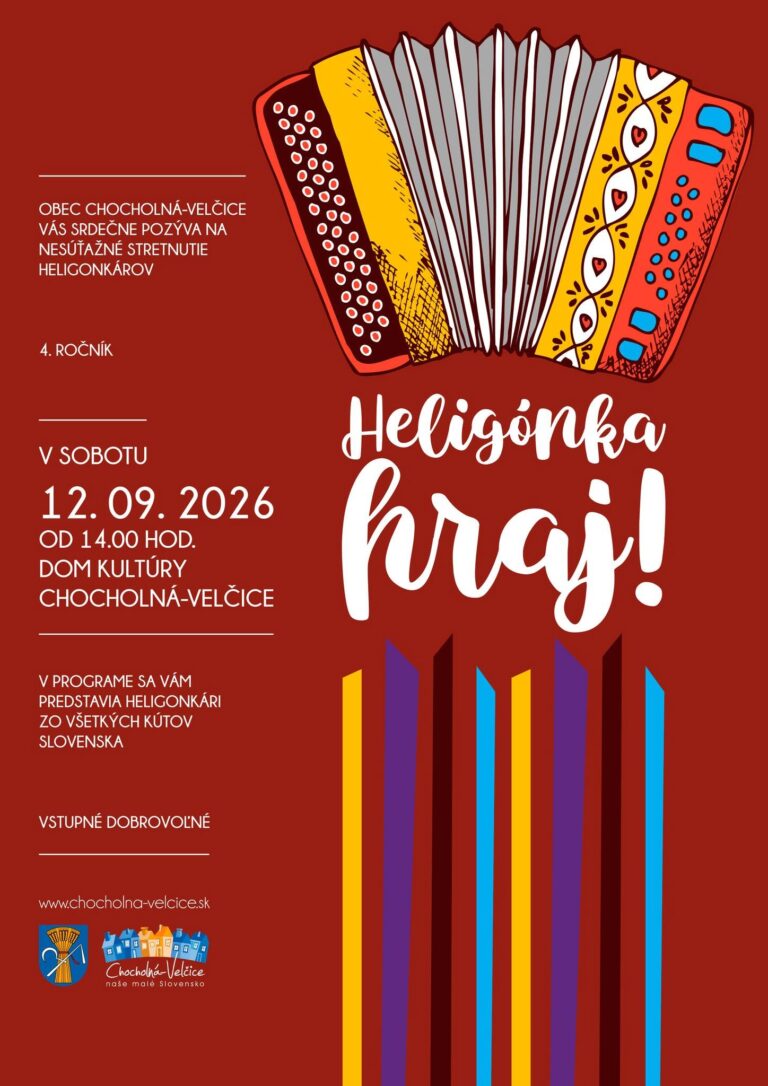 Chocholná-Velčice, 12.9.2026, Heligónka hraj