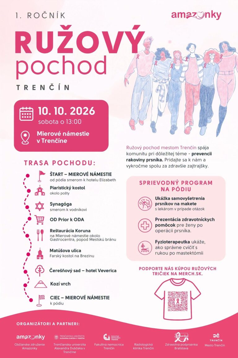 Trenčín, 10.10.2026, Ružový pochod